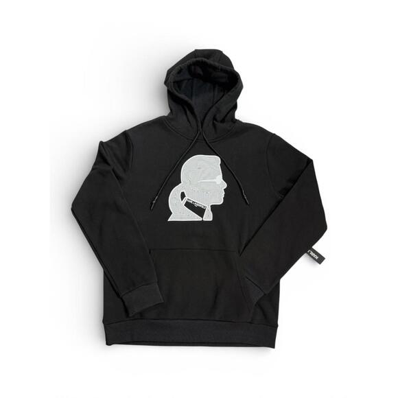 Karl Lagerfeld Other - Karl Lagerfeld Paris Men's Fleece Logo Hoodie Size Medium